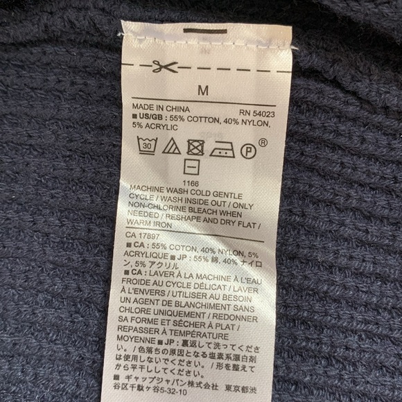 Banana Republic women’s Sweater, Size M, Navy Color - Picture 4 of 7